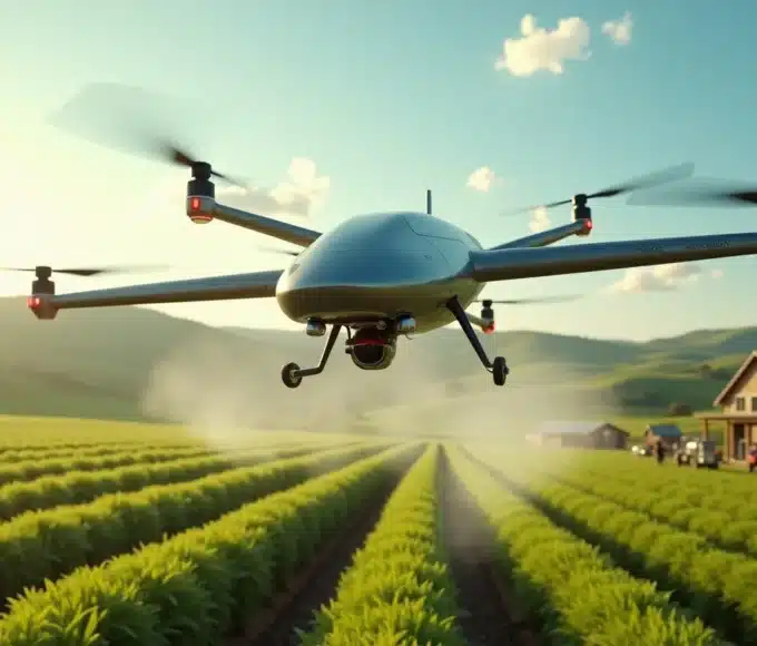 AI-Powered Crop Spraying Drones