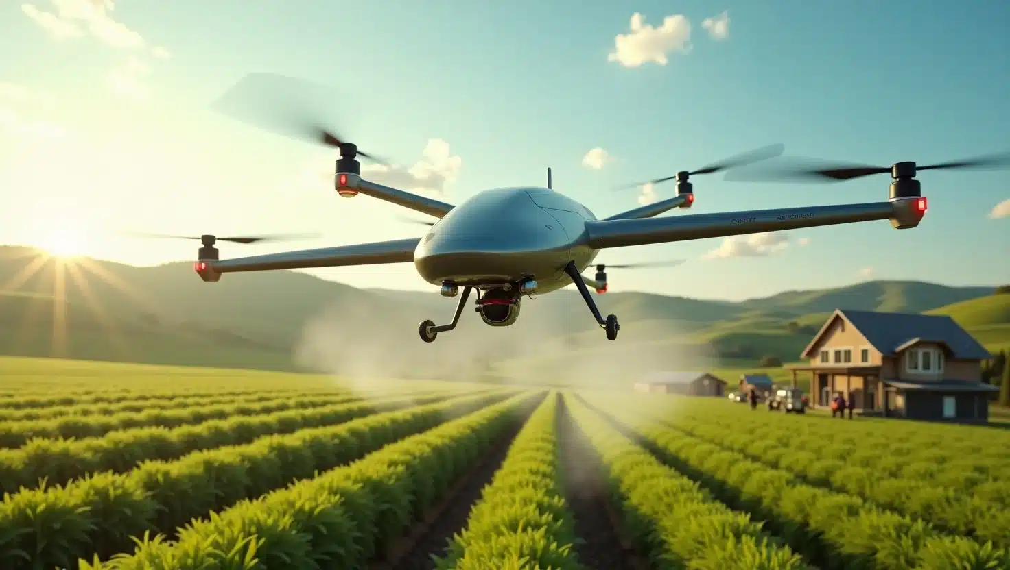 AI-Powered Crop Spraying Drones