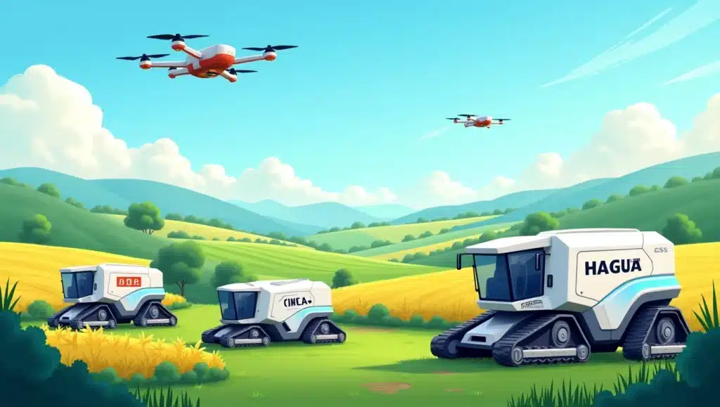 AI crop spraying drones